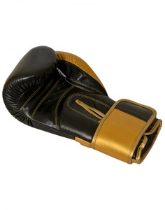 Guantes profesionales de cuero de vaca de 16oz para boxeo Kickboxing 6oz 12oz Ropa deportiva metálica Características de seguridad para artes marciales - Product Image 4