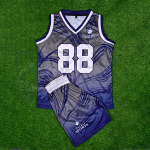 ชุดบาสเก็ตบอล ผ้าโพลีเอสเตอร์ ระบายอากาศได้ดี สวมใส่สบาย บริการดี น้ำหนักเบา ราคาสมเหตุสมผล ทนทาน คุณภาพดีจากผู้ผลิตชั้นนำ - Product Image 1