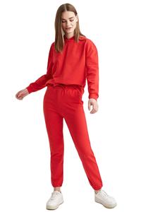 Conjunto Deportivo de Alta Calidad para Mujer, Invierno, Grueso, 100% Algodón, Tallas Grandes, Secado Rápido - Product Image 2