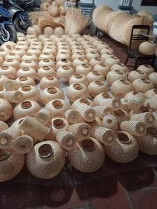 Venta al por mayor bambú iluminación ratán decorativo moderno lámpara colgante decoración del hogar luz colgante - Product Image 6