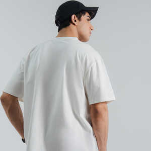 Camisetas de manga corta lisas informales de estilo personalizado para hombre, camisetas de talla grande de algodón 100% a la venta - Product Image 3