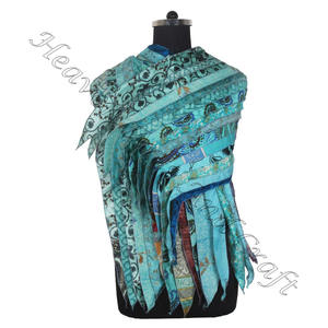 Recycled <b>Silk</b> Sari 15 Strips Designer Handmade <b>Scarves</b> Stole Shawls SC616 Fine <b>Silk</b> Wholesale Recycled <b>Vintage</b> Sari Female <b>Scarf</b> - Product Image 6