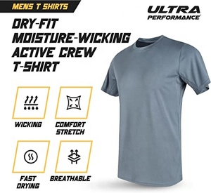 T-shirt col rond de haute qualité pour hommes, estival, multicolore, vente en gros, mode GYM, T-shirt brodé avec Logo personnalisé - Product Image 5