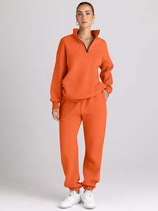 Conjunto Deportivo Informal para Mujer, Ropa Deportiva para Correr, Conjunto Deportivo Informal de Moda para Mujer, Conjunto Deportivo Cálido para Mujer - Product Image 3