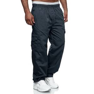 Pantalon de survêtement décontracté pour hommes le plus vendu Style de taille moyenne léger avec Logo personnalisé Tissu en toile brodé Technique - Product Image 4