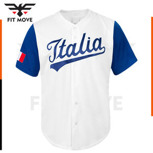 Jeunes hommes bande Softball Baseball uniformes cousu Baseball Jersey personnalisé sublimé broderie chemises XXL Kawasaki unisexe OEM - Product Image 2