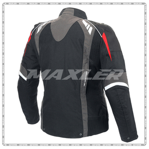Veste de moto en textile imperméable pour homme, homologuée CE, respirante avec doublure amovible, veste en textile imperméable pour homme - Product Image 2
