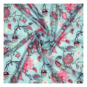 Imprimé numérique floral de haute qualité 100% techniques et matériel de style de conception personnalisables IND - Product Image 2