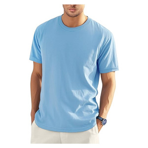 T-shirt pour homme, design à col rond, manches courtes, tissu tricoté respirant, logo personnalisé et impression, t-shirt pour homme - Product Image 1