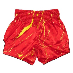 Shorts de Muay Thai en satin premium, légers, à séchage rapide, respirants, pour entraînement fitness, sport, gym, vêtements de sport pour hommes, usage quotidien. - Product Image 4