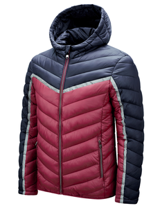 Chaqueta acolchada de manga larga personalizada al por mayor con estampado de logotipo en la parte delantera y trasera de lona estilo callejero para ropa de invierno - Product Image 5