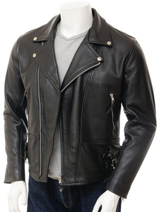 2025 Fashion Men's Leather <b>Jackets</b> Autumn High Quality Custom Designed Men's Motorbike <b>Jackets</b> Waterproof Leather Gear <b>Jacket</b> - Product Image 3