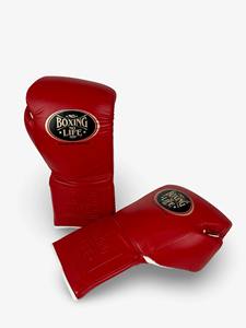 Gants de boxe personnalisables No Boxing No Life - Cuir de vachette de haute qualité, rembourrage épais à 4 couches, fermeture à lacets pour les arts martiaux - Product Image 3