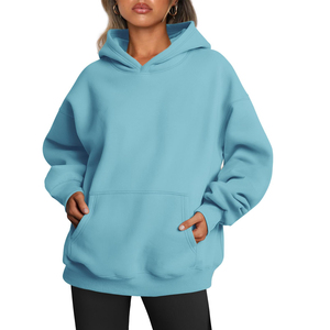 Sudaderas con Capucha Extra Grandes y Transpirables con Logotipo Personalizado para Mujer, Ropa Casual Holgada de Invierno - Product Image 1