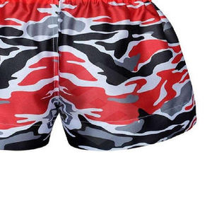 กางเกงมวยไทยขายส่ง น้ำหนักเบา โพลีเอสเตอร์ 100% เอวยางยืดปานกลาง สำหรับผู้ชาย ลายเรียบ แห้งเร็ว คุณภาพสูง รับสั่งทำ - Product Image 3