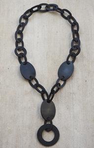 Collier de luxe en corne de buffle fait à la main, bijoux naturels et durables pour femmes, haute qualité - Product Image 4