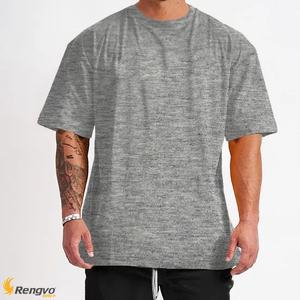 เสื้อยืดผ้าฝ้ายโอเวอร์ไซส์สำหรับผู้ชายขนาดใหญ่พิเศษผ้า100% อย่างเป็นทางการแบบสั่งทำ - Product Image 3