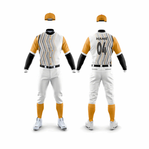 Conjuntos de uniformes de béisbol personalizados Hombres Último diseño 2025 100% Poliéster Transpirable Servicio OEM de alta calidad - Product Image 5
