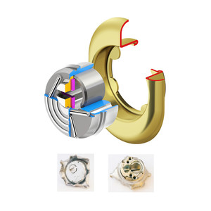 Protettore Monolito Bd200 Ottone PVD Oro Lucido - Product Image 1