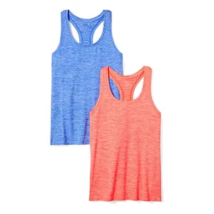 Custom Polyester Women's top Gym stringer y back breathable tank top For women Gym Wear Suppliers Polyester And Spandex Gym Wear