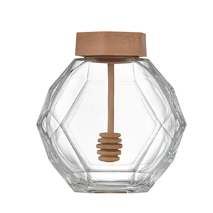 Pot en verre avec couvercle, vente chaude, pot en verre de rangement pour la cuisine, couvercle à boucle, 1000 ml, 1500 ml, pot en verre vide, meilleure vente - Product Image 3
