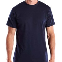 Camisetas de Manga Corta para Hombre, de Algodón/Fibra de Bambú, Ecológicas, de Secado Rápido, Suaves y Ajustadas, Tallas S-4XL, Estampadas