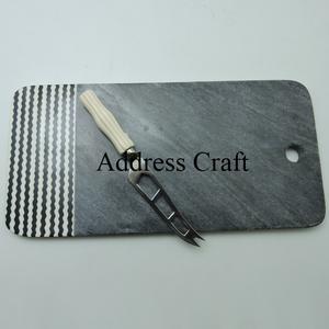 Tabla de cortar de queso de Venta caliente, logotipo personalizado, bloques de cortar de mármol y resina, utensilios de cocina, nuevo estilo, plato de tabla de queso de mármol - Product Image 3