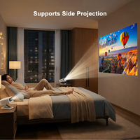 Projecteur intelligent Android WiFi Everycom R16 Mini, home cinéma, projecteur vidéo, prise en charge de la vidéo 1080P, mise au point automatique, projecteurs de cinéma