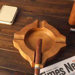 Meilleurs cendriers en bois de créateurs pour contenir des cendres de fumée grande demande cendrier à cigarettes en bois de luxe - Product Image 3