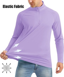 Camisa de Pesca de Manga Larga para Hombre, 100% Poliéster, con Logotipo Personalizado, Impresión Digital, Transpirable, Secado Rápido, Protección UV UPF 50 - Product Image 4