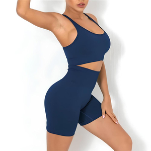 2025 pantalones cortos de verano de talla grande personalizados para mujer, ropa de calle informal transpirable, conjunto de pantalones cortos de gimnasio para Yoga, Bóxer sin costuras para motorista - Product Image 4