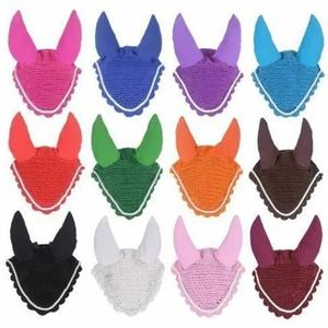 Produits sains de cheval indien pour le soin équestre... Voiles de mouche en coton faits à la main de haute qualité - Product Image 1