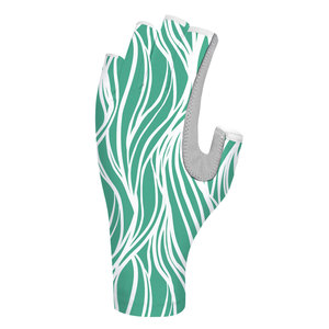 Personalice su propio diseño Guantes de pesca para hombres Logotipo personalizado Guantes de pesca sublimados de medio dedo para hombres - Product Image 2