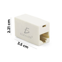 Conectores Ethernet Intellinet Modulares RJ45 UTP Cat5e Hembra a Hembra