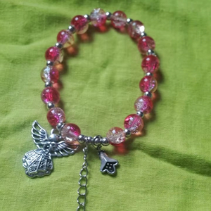 Surtido de cuentas de vidrio redondas coloridas de 12mm para hacer pulseras Cuentas sueltas florales Strand Surtido Caja de embalaje - Product Image 1