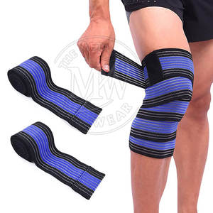 Rodilleras de neopreno de alta calidad superventas, entrenamiento de gimnasia de compresión personalizado para levantamiento de pesas, venta al por mayor - Product Image 1