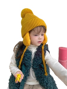 Gorro de malla de camionero para adultos grueso de invierno con pompón grande, gorro con orejeras, tela de rizo, suave, cálido, transpirable, impermeable, estilo Hip Hop - Product Image 5