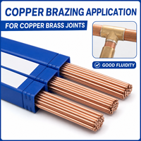 Tige de brasage cuivre-phosphore L209 AWS BCuP-6 GB BCu91PAg 2 % argent pour la jonction de tuyaux en cuivre – Approvisionnement direct usine
