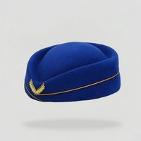 Chapeau Pillbox unisexe, style militaire vintage, avec bordure dorée, badge en laurier, chapeau pour occasions formelles, élégant, pour femmes, accessoire de mode