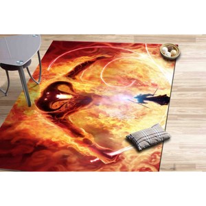 Alfombra Impresa: Alfombras de Monstruos y Magos, Alfombra para Cuarto de Hombre, Alfombra Delgada No Tejida - Product Image 3