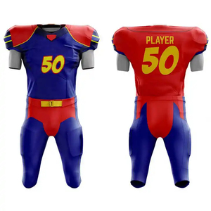 Nouvel uniforme de football américain de haute qualité pour adultes Maillot de football et court de football Sublimation personnalisée et imprimé Maju Industry - Product Image 4