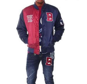 การออกแบบที่กําหนดเองเบสบอลเสื้อแจ็คเก็ตบอมเบอร์แพทช์ที่มีคุณภาพสูงเย็บปักถักร้อยโลโก้ผู้ชายแจ็คเก็ตเบสบอล - Product Image 4