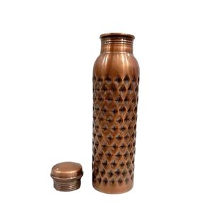 Botella de Agua de Cobre Puro de Diseño Clásico con Opción de Grabado, Personalizable, Duradera y Saludable para Beber - Product Image 5