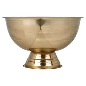 Bol en acier inoxydable design de luxe Bol en acier inoxydable poli or et argent à double paroi de haute qualité - Product Image 1