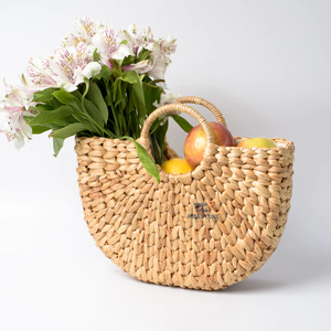 กระเป๋าถือผักตบชวาแฟชั่นสำหรับฤดูร้อน - Product Image 5