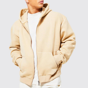 Sudadera con capucha de forro polar grueso para hombre, hombros caídos, transpirable, de secado rápido, estilo urbano, corte holgado, diseño de media cremallera, detalle de bolsillo - Product Image 5
