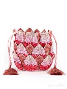 BOLSOS ÚNICOS BORDADOS DE DESGASTE TRADICIONAL BESTBohemian StyleEmbroidery Work Hand Clutch Monederos Bolsos Diseño de lujo Forro al por mayor - Product Image 6