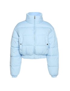 High Quality Women's <b>Puffer</b> Quilted <b>Jacket</b> Latest Design with Stand Collar Breathable and Printed Knitted Processing - Product Image 2