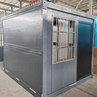 Maison préfabriquée pliable moderne et innovante BST, style tendance, conception résistante aux intempéries, maison portable multi-unités personnalisée