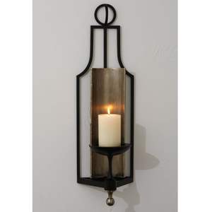 <b>Wall</b> Iron Candle Sconces Space Saving Decorative Holder Ideal <b>For</b> Hallway <b>Bedroom</b> Living Room - Product Image 1